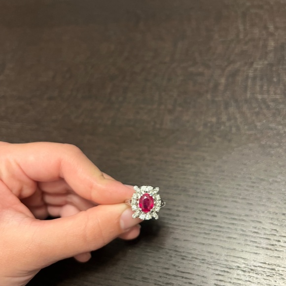 Ruby and Diamond Ring - Picture 3 of 4